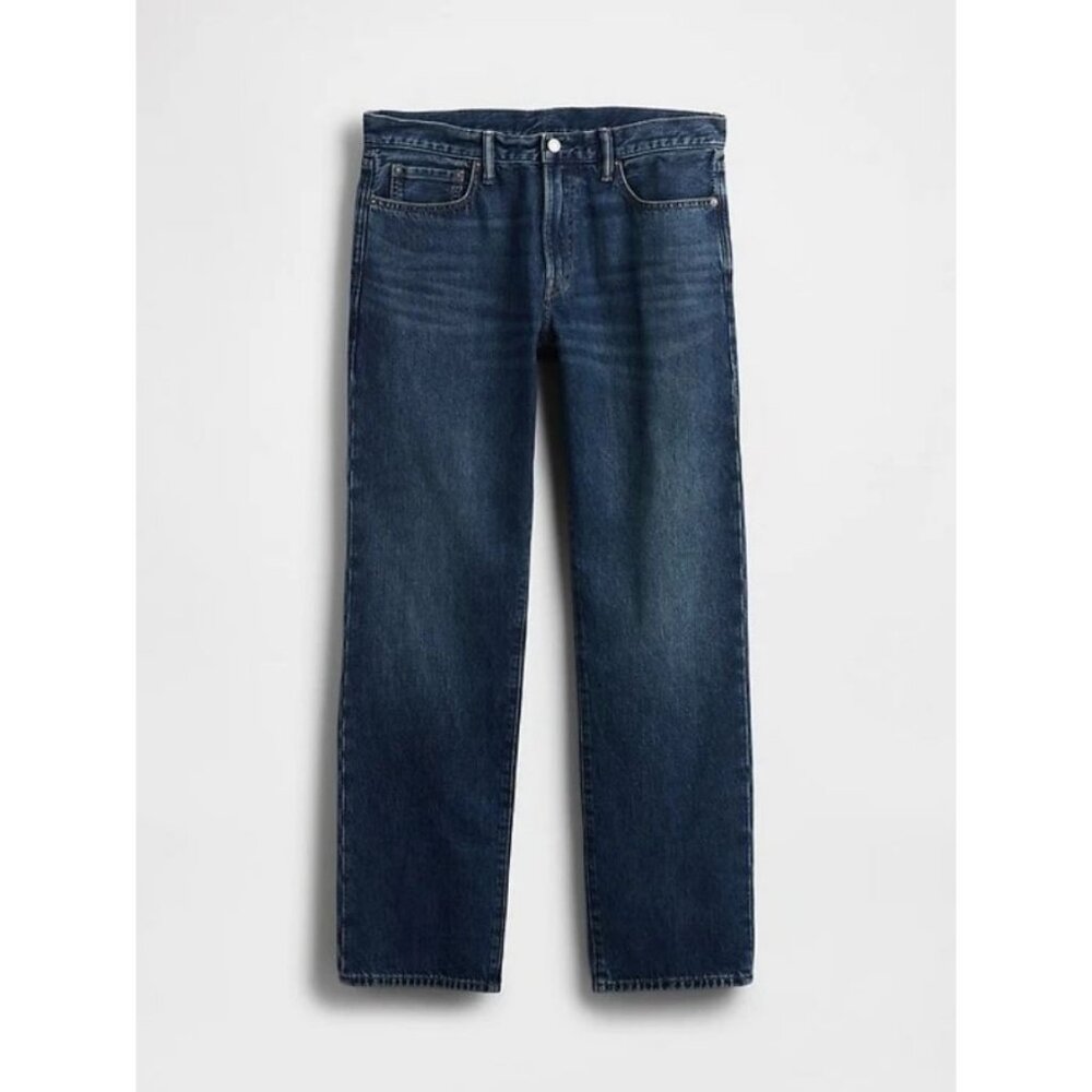 Gap Straight Taper Blue Denim Jeans 31x30